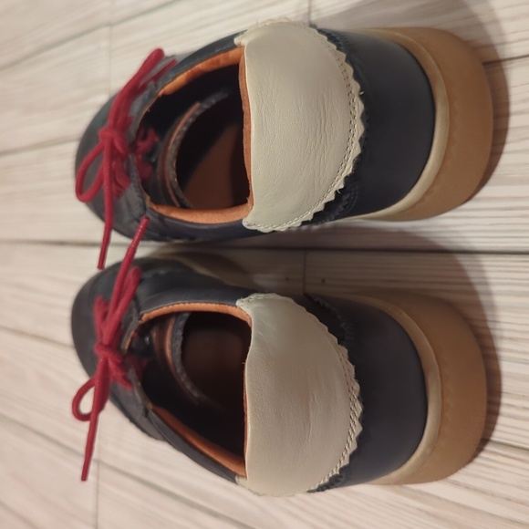 Pikolinos Leather Lace Up Shoes Blue Sneakers Womens Sz 40 / 9 - Picture 5 of 8